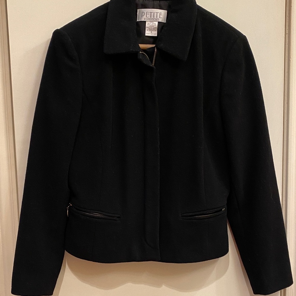 Petite Sophisticate Black Blazer